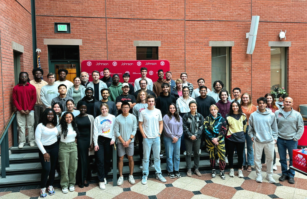 elab cohort standing in sage atrium